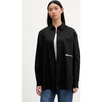 Dámská košile Bavlněná košile Karl Lagerfeld Jeans A3W11010 černá 99X, vel. M