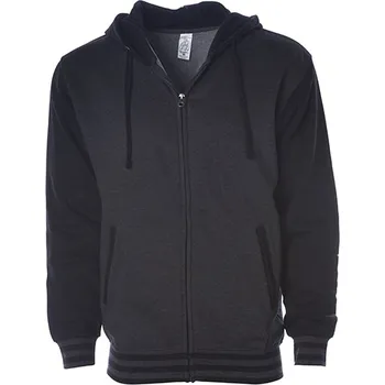 Oblečení a móda Independent Unisex kapuce na zip těžké váhy Barva: Charcoal Heather, Velikost: XS G_NP351