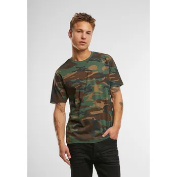 Urban Classics Pánské tričko s krátkým rukávem Omnigoot maskáčová zelená 6XL