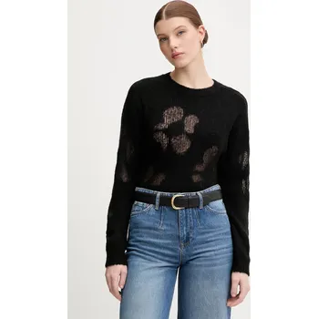 Dámský svetr Svetr s příměsí vlny United Colors of Benetton 18L4E10EW černá 99X, vel. M