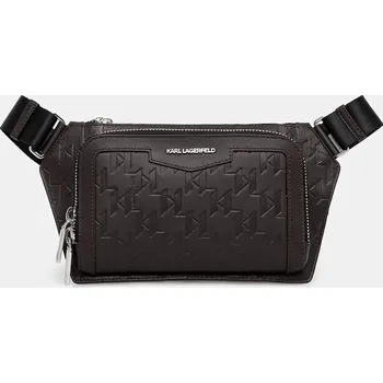 Kabelka Kožená taštička Karl Lagerfeld A1M30004 hnědá 89X, vel. ONE SIZE