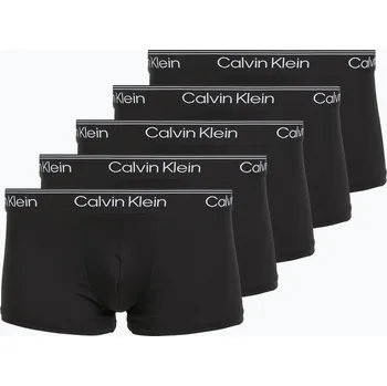 Pánská móda Boxerky Calvin Klein LV00NB4412 Low Rise Trunk 5 párů black