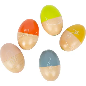 Hudební nástroj pro děti Small Foot Groovy Beats hudební vejce 5 ks