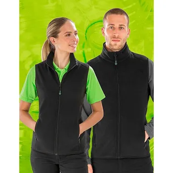 Pánské tričko Result Genuine Recycled Polarthermic Bodywarmer z recyklovaného fleecu Barva: Modrá, Velikost: 4XL G_RT904