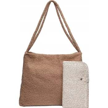 Přebalovací taška Přebalovací taška s podložkou Boucle hnědá Jollein