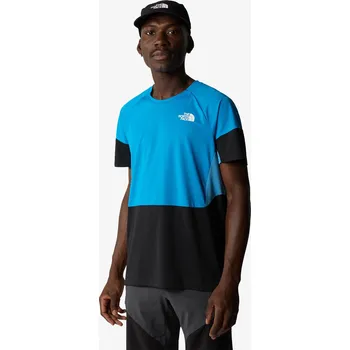 The North Face M BOLT TECH TEE SKYLINE BLUE/TNF BLACK L