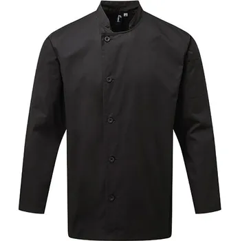 Gastro oděv Premier Workwear Kuchařský rondon s dlouhým rukávem Barva: Black (ca. Pantone Black C), Velikost: S G_PW901