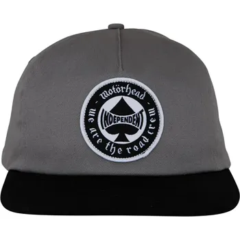 Kšiltovka Kšiltovka Independent X Motörhead Spade Snapback - Charcoal/Black