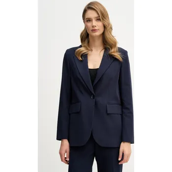 Dámské oblečení Sako Sisley 2KVXLW025 námořnická modř 59X, vel. 34