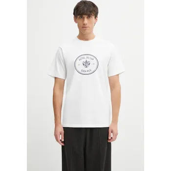 Bavlněné tričko Sporty & Rich Eden Crest, L, bílá, 00X