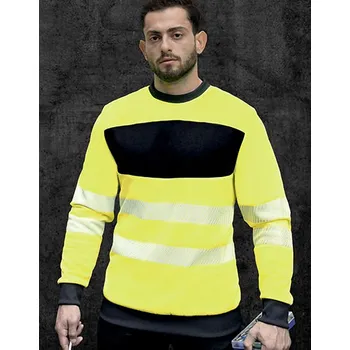 Pánská mikina Korntex EOS Hi-Vis pracovní mikina Barva: Oranžová, Velikost: XL G_KX1001