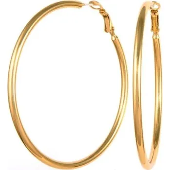 Náušnice Kruhové náušnice 6,5 cm z kolekce Classic Colibra - pozlacené