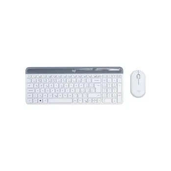 Logitech Slim Wireless Keyboard and Mouse Combo MK470 - OFFWHITE - CZE-SKY INT'L - INTNL