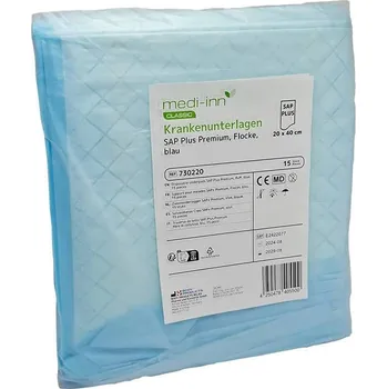 Inkontinenční kalhotky MEDI-INN Inkontinenční podložky SAP Plus 20×40 cm, 15 ks