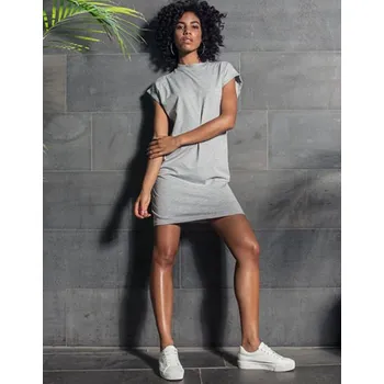 Dámské šaty Build Your Brand Dámské želví šaty s prodlouženými rameny Barva: Zelená, Velikost: 4XL G_BY101