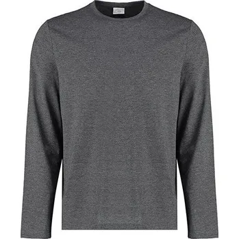Pánské tričko Kustom Kit Tričko Fashion Fit Long Sleeve Superwash® 60° Barva: Černá, Velikost: XL G_K510