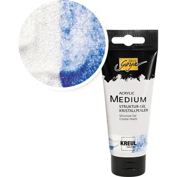 Olejová barva Strukturovací akrylový gel Solo Goya Crystal-Pearls 100 ml