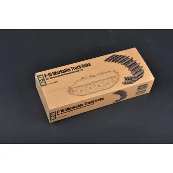 Plastikový model E-10 Workable Track links - Trumpeter 02058