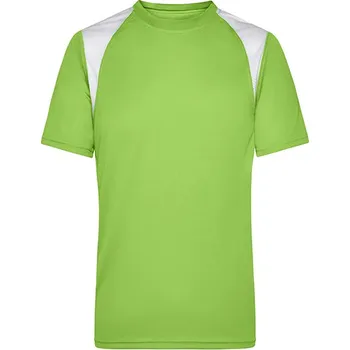 Pánské tričko James&Nicholson Muži Běh- Tričko Barva: lime green, Velikost: XXL G_JN397