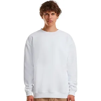 Pánská mikina Build Your Brand Sweat mikina bez kapuce Barva: white, Velikost: S G_BY075