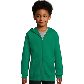 Chlapecká mikina SOL´S Dětská mikina s kapucí na zip Barva: Červená, Velikost: 10 Years (130/140) G_L02092