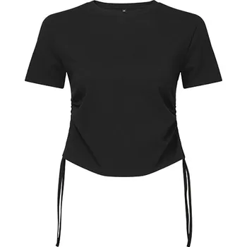 TriDri® Dámské sešívaný Crop Top Barva: black, Velikost: XL G_TR069