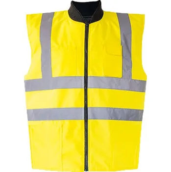 Korntex Hi-Vis reverzibilní bezpečnostní bodywarmer Ural 2-v-1 Barva: Signal Yellow, Velikost: M G_KX803