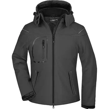 Pánská softshellová bunda James&Nicholson Dámská zimní softshellová bunda Barva: black, Velikost: M G_JN1001