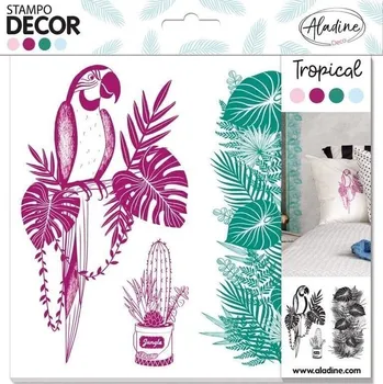 Hračka Aladine Stampo Sada razítek 3 ks-Tropické