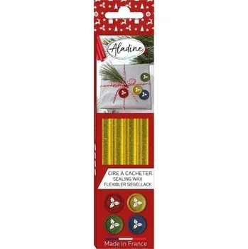 Pečeť Aladine 72454 Pečetní vosk Sparkling Gold