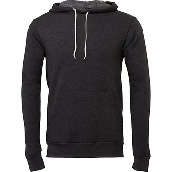 Pánská mikina Canvas Unisex mikina Sponge Fleece Pullover Barva: Dark Grey Heather, Velikost: XS G_CV3719