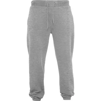 Pánské kalhoty Build Your Brand Těžké tepláky Barva: heather grey, Velikost: M G_BY014