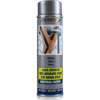 Barva ve spreji MOTIP ZINKOVÝ SPREJ ZINEK NA OPRAVY 500ml