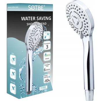 Sprchová hlavice Sprchová Hlavice sprchová rukojeť 3 masážní funkce BLA SOTBE