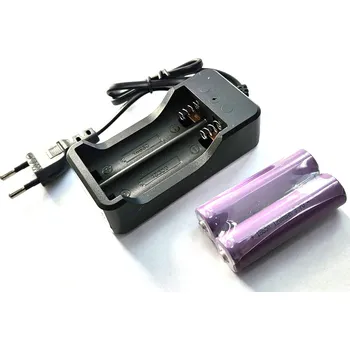 Nabíječka LC5 2x Li-Ion 18650 230V+2x 18650 - síťová nabíječka dvou Li-Ion baterií 18650 a 2x baterie 18650