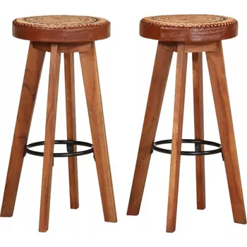 Barová židle VidaXL Barová Židle v hnědých odstínech 76 cm látková