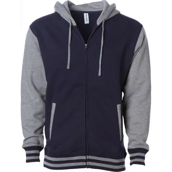 Pánské tričko Independent Unisex kapuce na zip těžké váhy Barva: Classic Navy, Velikost: 3XL G_NP351