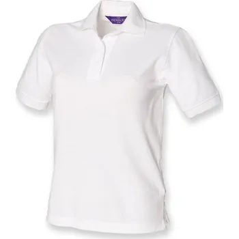 Pánské tričko Henbury Dámská klasická polokošile Piqué 65/35 Barva: white, Velikost: XL G_W401
