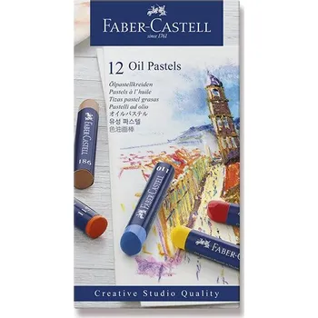 Pastelka Olejové pastely Faber-Castell - 12 barev