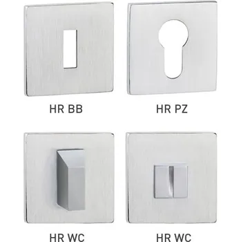 Dveřní kování MP KOVÁNÍ TI - ROZETA - HR 5S Provedení: BB (pokojový klíč), Povrch: BN - broušená nerez