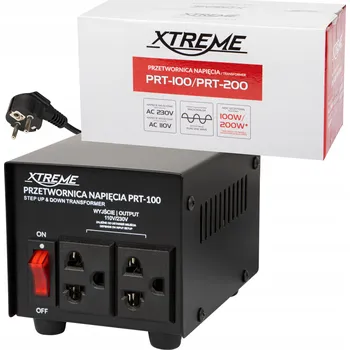 Měnič napětí MĚNIČ NAPĚTÍ NAPĚTÍ KONVERTOR USA JAPONSKO 100W 110V NA 230V TRANSFORMÁTOR