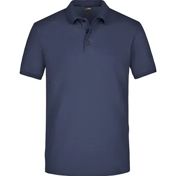 Pánské tričko James&Nicholson Pánské elastické Polo Piqué Barva: navy, Velikost: 3XL G_JN710