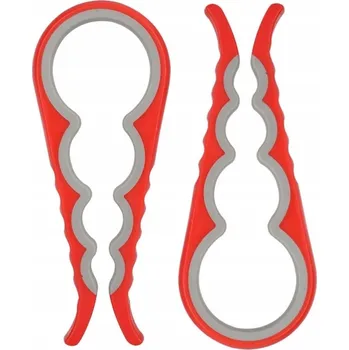 Otvírák OTVÍRÁK NA LÁHVE ZAVAŘOVACÍ LÁHVE A ŠROUBOVACÍ VÍČKA UNIVERZÁLNÍ PÁSKOVÝ KLÍČ 4V1 KONTAI