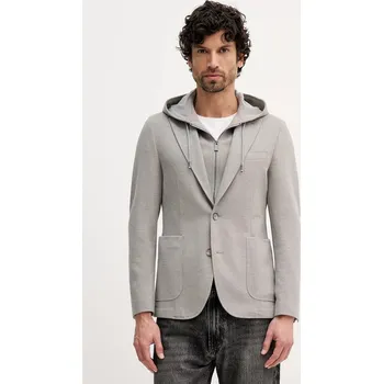 Dámské sako Sako BOSS C-Hanry-J-Hoodie253F 50562499 šedá 90X, vel. 56