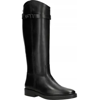 Dámské kozačky Wojas dámské kozačky ke kolenům s plochým podpatkem, velikost 39