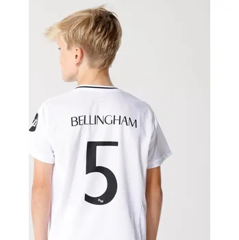 REAL MADRID Real Madrid domácí sada 24/25 – Bellingham – dětský fotbalový set 6 LET BÍLÁ