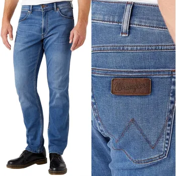 Pánské džíny Wrangler Greensboro pánské džíny rovného střihu velikost 30/34