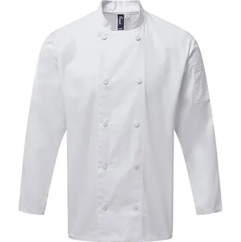 Gastro oděv Premier Workwear Chef´s Long Sleeve Coolchecker® Jacket Barva: white, Velikost: XS G_PW903