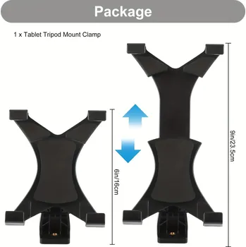 Nastavitelný plastový držák na tablet s 1/4" šroubením