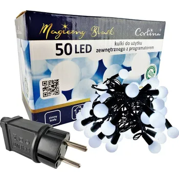 Vánoční dekorace Vánoční osvětlení na stromeček Cortina venkovní 4,9 m 21 - 50 světýlek